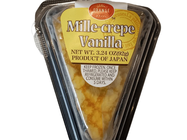 Orange Mille Crepe Vanilla